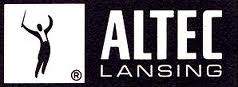 Logo Maestro de ALTEC LANSING, Aqui ya era una companía audiófila respetada por los melómanos,
