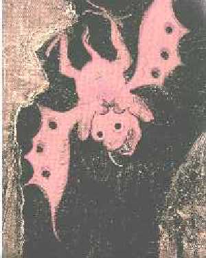Espritus Infernales. Retablo de San Antonio Abad y Santa Margarita. Detalle Lluis Borrasna 1405-1410