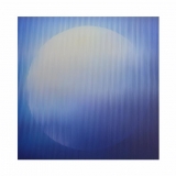 Luna Azul. Tela. 110 x 110 cm.
