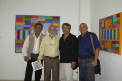 Rafael Martinez, Aquiles Ortiz, Romulo Contreras y Rolando