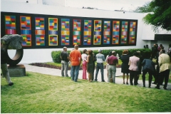 Mural "Código Visual 1020" Colegio de Ingenieros, Caracas, Venezuela.