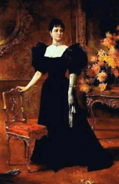 Archivo:María Ibarra de Matos. 1895. Oleo sobre tela. 227 x 152 cm. Colección privada de Carmen Luisa Pérez Matos de Sardi..jpg